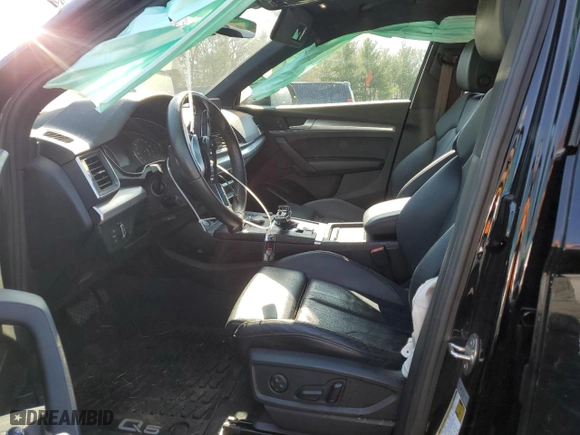 2020 Audi Q5 Premium with VIN WA1ANAFY6L2111793, listed as a Copart auction lot 52373045 with 81,578 mi miles and Salvage Title. Bid and sale history available at carsss.com. Image 7.