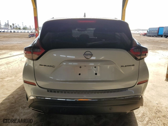 2023 Nissan Murano Platinum with VIN 5N1AZ2DJ8PC100828, listed as a Copart auction lot 48911705 with 44,778 mi miles and Salvage Title. Bid and sale history available at carsss.com. Image 6.