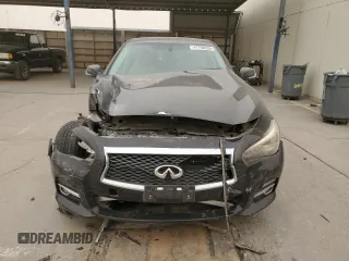 2014 Infiniti Q50 Sport with VIN JN1BV7AP4EM684889, listed as a Copart auction lot 47760535 with 83,528 mi miles and Salvage Title. Bid and sale history available at DreamBid. Image 5.