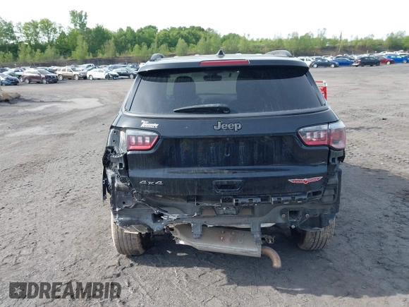 2020 Jeep Compass Trailhawk z VIN 3C4NJDDB7LT195317, wystawiony jako IAAI lot #42325122 z przebiegiem 97 858 mil mil oraz . Historia ofert i sprzedaży dostępna na DreamBid. Obrazek 6.