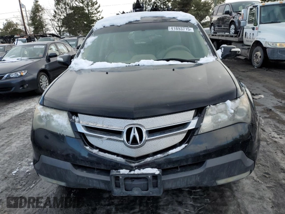2008 Acura MDX Tech Pkg with VIN 2HNYD28328H532921, listed as a Copart auction lot 41893715 with 189,592 mi miles and Salvage Title. Bid and sale history available at carsss.com. Image 5.