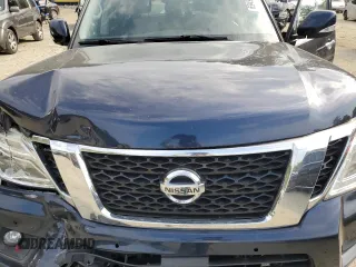 2018 Nissan Armada SV with VIN JN8AY2NC1J9553107, listed as a Copart auction lot 69493074 with 125,054 mi miles and Salvage Title. Bid and sale history available at carsss.com. Image 14.