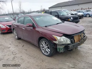 2012 Nissan Maxima 3.5 SV with VIN 1N4AA5AP2CC828781, listed as a IAAI auction lot 41576478 with 151,112 mi miles. Bid and sale history available at carsss.com. Image 1.