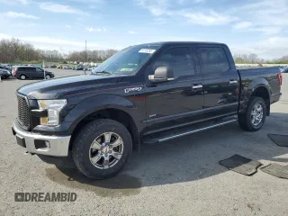 2016 Ford F-150 XLT with VIN 1FTEW1EG6GFC44873, listed as a Copart auction lot 54140285 with 77,076 mi miles and Salvage Title. Bid and sale history available at carsss.com. Image 1.