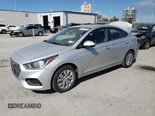 2019 Hyundai Accent SE with VIN 3KPC24A3XKE044640, listed as a Copart auction lot 75141053 with 76,199 mi miles. Bid and sale history available at carsss.com. Image 1.