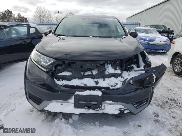 2021 Honda CR-V LX with VIN 2HKRW1H2XMH002297, listed as a Copart auction lot 44989105 with 80,057 mi miles and Salvage Title. Bid and sale history available at carsss.com. Image 5.
