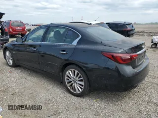 2020 Infiniti Q50 Luxe with VIN JN1EV7AP5LM200335, listed as a Copart auction lot 53086135 with 105,328 mi miles and Clean Title. Bid and sale history available at DreamBid. Image 2.