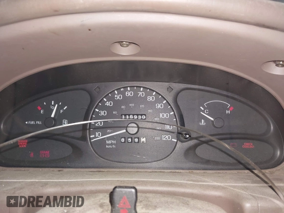 1998 Ford Escort SE with VIN 3FAFP15P6WR239732, listed as a IAAI auction lot 42093718 with 116,930 mi miles. Bid and sale history available at carsss.com. Image 7.