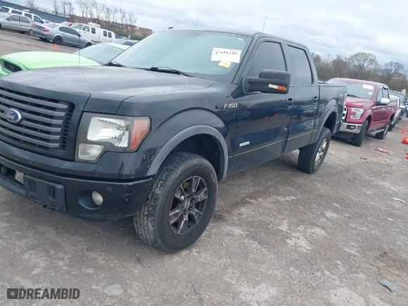2012 Ford F-150 XL with VIN 1FTFW1ET2CFA65824, listed as a IAAI auction lot 41831216 with 220,258 mi miles. Bid and sale history available at carsss.com. Image 2.