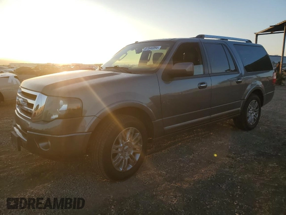 2012 Ford Expedition EL Limited with VIN 1FMJK1K5XCEF42187, listed as a Copart auction lot 87046994 with 125,605 mi miles and Salvage Title. Bid and sale history available at carsss.com. Image 1.