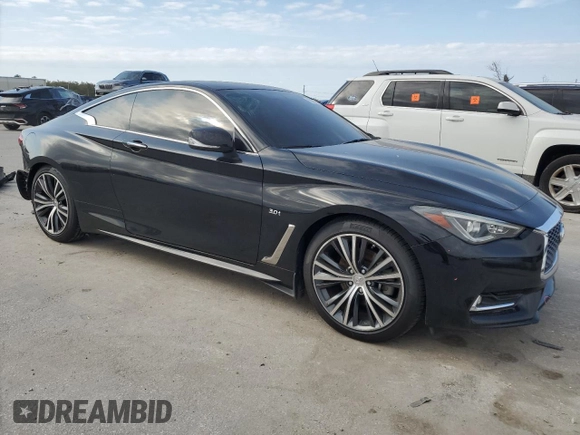2018 Infiniti Q60 Sport with VIN JN1EV7EK5JM341496, listed as a Copart auction lot 75397364 with 89,868 mi miles and Non Repairable. Bid and sale history available at DreamBid. Image 4.