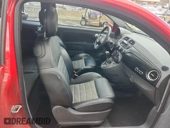 2013 FIAT 500 Turbo with VIN 3C3CFFHHXDT746395, listed as a Copart auction lot 44839585 with 72,442 mi miles and Clean Title. Bid and sale history available at carsss.com. Image 5.
