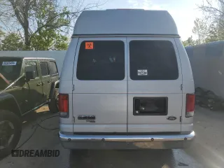 2008 Ford Econoline Passenger XL with VIN 1FBNE31L48DA30502, listed as a Copart auction lot 50341364 with Not Provided miles and Salvage Title. Bid and sale history available at carsss.com. Image 6.