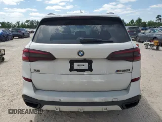 2022 BMW X5 M50i with VIN 5UXJU4C01N9L37046, listed as a Copart auction lot 53084515 with 37,256 mi miles and Salvage Title. Bid and sale history available at carsss.com. Image 6.