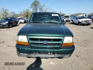 2000 Ford Ranger XL with VIN 1FTYR14V7YTA16839, listed as a Copart auction lot 51455215 with 183,798 mi miles and Salvage Title. Bid and sale history available at carsss.com. Image 11.
