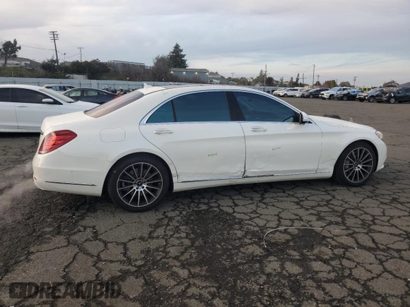 2014 Mercedes-Benz S-Class S 550 with VIN WDDUG8CB8EA065842, listed as a Copart auction lot 85600634 with 96,283 mi miles and Salvage Title. Bid and sale history available at carsss.com. Image 3.