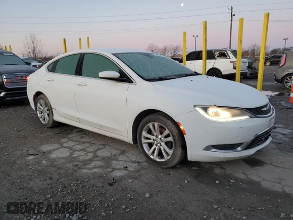 2015 Chrysler 200 Limited with VIN 1C3CCCAB3FN699050, listed as a Copart auction lot 49129525 with 176,701 mi miles and Salvage Title. Bid and sale history available at DreamBid. Image 4.