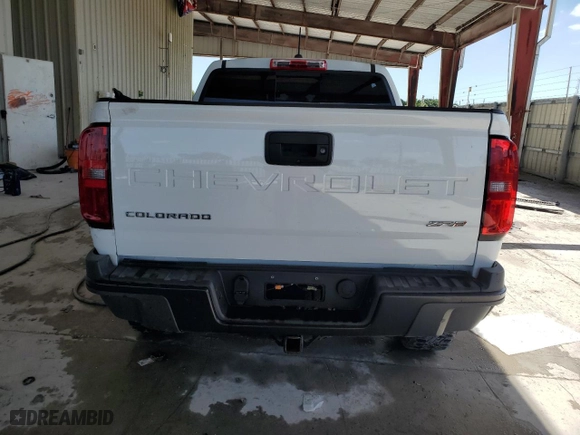 2022 Chevrolet Colorado 4WD ZR2 with VIN 1GCGTEEN2N1213847, listed as a Copart auction lot 80972244 with 35,902 mi miles and Non Repairable. Bid and sale history available at carsss.com. Image 6.