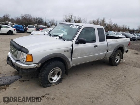 2001 Ford Ranger XL Fleet with VIN 1FTZR15E31PA28603, listed as a Copart auction lot 46263325 with 239,923 mi miles and Salvage Title. Bid and sale history available at DreamBid. Image 1.