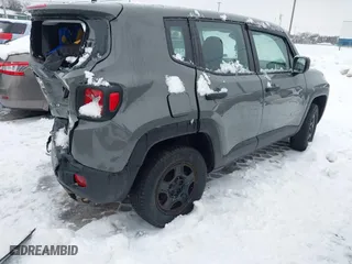 2019 Jeep Renegade Sport with VIN ZACNJBABXKPK60642, listed as a IAAI auction lot 41452809 with 104,131 mi miles. Bid and sale history available at carsss.com. Image 17.