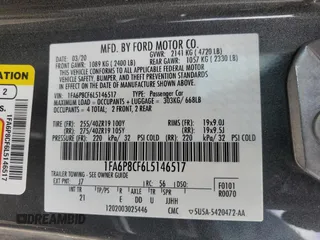 2020 Ford Mustang GT with VIN 1FA6P8CF6L5146517, listed as a Copart auction lot 47397315 with 50,995 mi miles and Clean Title. Bid and sale history available at carsss.com. Image 12.