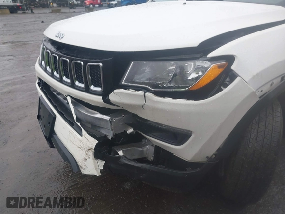 2019 Jeep Compass Latitude with VIN 3C4NJDBB6KT847829, listed as a IAAI auction lot 41476956 with 58,423 mi miles. Bid and sale history available at carsss.com. Image 6.