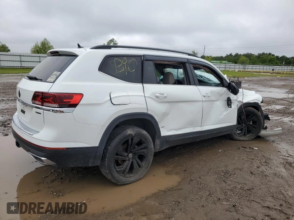 2023 Volkswagen Atlas SE z VIN 1V2KR2CA2PC527477, wystawiony jako Copart lot #52413805 z przebiegiem 36 706 mil mil oraz Nie do naprawy • Non repairable. Historia ofert i sprzedaży dostępna na DreamBid. Obrazek 3.