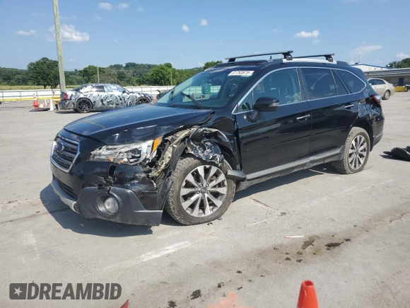 2017 Subaru Outback Touring with VIN 4S4BSETC4H3395571, listed as a Copart auction lot 61763875 with 93,646 mi miles and Salvage title. Bid and sale history available at DreamBid. Image 1.