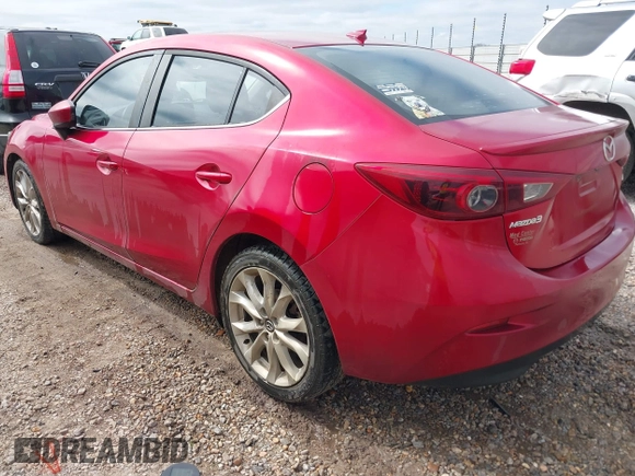 2015 Mazda 3 S Grand Touring z VIN JM1BM1W36F1250561, wystawiony jako IAAI lot #41628951 z przebiegiem 175 622 mil mil oraz . Historia ofert i sprzedaży dostępna na DreamBid. Obrazek 3.