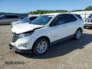 2021 Chevrolet Equinox LS z VIN 3GNAXSEVXMS143818, wystawiony jako Copart lot #51699015 z przebiegiem 64 704 mil mil oraz Szkoda całkowita • Salvage title. Historia ofert i sprzedaży dostępna na DreamBid. Obrazek 1.