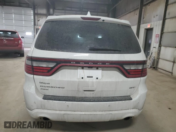 2017 Dodge Durango GT with VIN 1C4RDJDG1HC905141, listed as a Copart auction lot 47117145 with 201,605 mi miles and Salvage title. Bid and sale history available at DreamBid. Image 6.