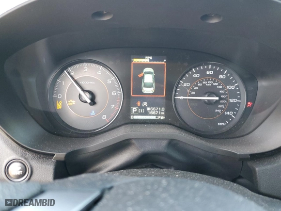 2023 Subaru Crosstrek with VIN JF2GTABC5PH278702, listed as a Copart auction lot 85272944 with 16,671 mi miles and Salvage Title. Bid and sale history available at carsss.com. Image 9.