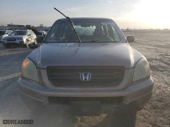 2004 Honda Pilot LX with VIN 2HKYF181X4H571864, listed as a Copart auction lot 41857045 with 344,479 mi miles and Salvage Title. Bid and sale history available at carsss.com. Image 5.