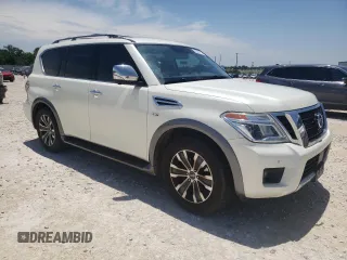 2018 Nissan Armada SL with VIN JN8AY2ND3JX003007, listed as a Copart auction lot 55329714 with 105,879 mi miles and Clean Title. Bid and sale history available at carsss.com. Image 4.
