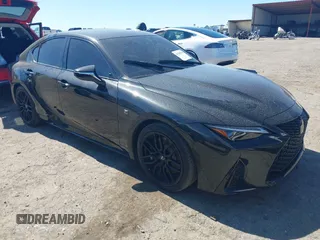 2023 Lexus IS 500 F Sport Performance z VIN JTHAP1D25P5003215, wystawiony jako IAAI lot #41709746 z przebiegiem 20 585 mil mil oraz . Historia ofert i sprzedaży dostępna na DreamBid. Obrazek 1.
