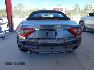 2019 Maserati GranTurismo Convertible Sport with VIN ZAM45VMA3K0318440, listed as a IAAI auction lot 41843305 with 14,296 mi miles. Bid and sale history available at carsss.com. Image 6.