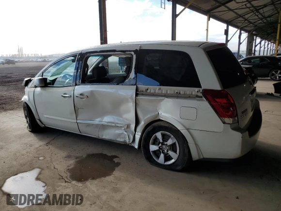 2008 Nissan Quest with VIN 5N1BV28U78N105447, listed as a Copart auction lot 69270434 with 241,697 mi miles and Salvage Title. Bid and sale history available at carsss.com. Image 2.
