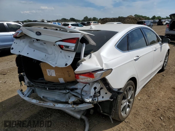 2019 Ford Fusion Hybrid Titanium with VIN 3FA6P0RU2KR255771, listed as a Copart auction lot 58183712 with 59,988 mi miles. Bid and sale history available at carsss.com. Image 4.