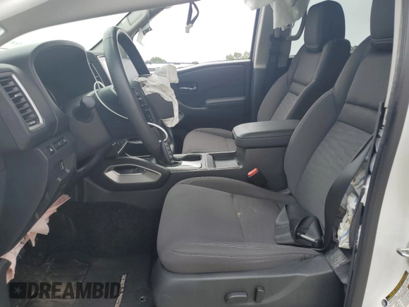 2024 Nissan Frontier SV with VIN 1N6ED1FJ1RN659511, listed as a Copart auction lot 57138225 with 21,933 mi miles and Salvage title. Bid and sale history available at DreamBid. Image 7.
