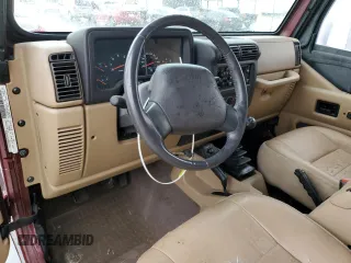 2001 Jeep Wrangler SE with VIN 1J4FA29P71P361442, listed as a Copart auction lot 54950585 with 169,653 mi miles and Clean Title. Bid and sale history available at carsss.com. Image 8.
