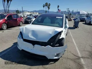2020 Tesla Model X Long Range with VIN 5YJXCAE26LF270135, listed as a Copart auction lot 49711735 with Not Provided miles and Salvage Title. Bid and sale history available at carsss.com. Image 12.