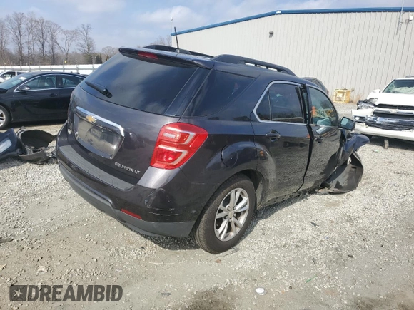 2016 Chevrolet Equinox LT with VIN 2GNFLFEK1G6352219, listed as a Copart auction lot 44397845 with 160,633 mi miles and Salvage Title. Bid and sale history available at carsss.com. Image 3.