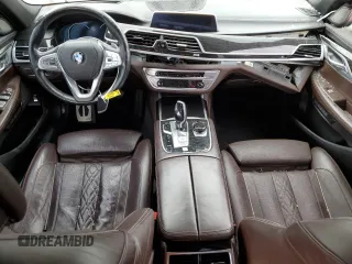 2017 BMW 7 Series 740i with VIN WBA7E2C37HG740680, listed as a Copart auction lot 45072763 with 76,828 mi miles. Bid and sale history available at carsss.com. Image 8.
