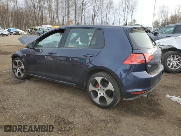 2015 Volkswagen Golf GTI SE with VIN 3VW5T7AUXFM073855, listed as a Copart auction lot 42202325 with 142,140 mi miles and Salvage Title. Bid and sale history available at carsss.com. Image 2.
