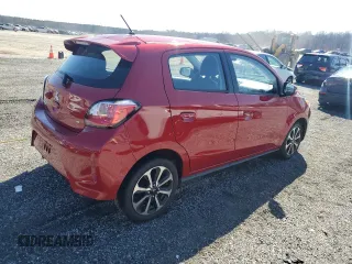 2024 Mitsubishi Mirage Black Edition with VIN ML32AWHJ5RH006741, listed as a Copart auction lot 46078985 with 9,162 mi miles and Salvage title. Bid and sale history available at DreamBid. Image 3.