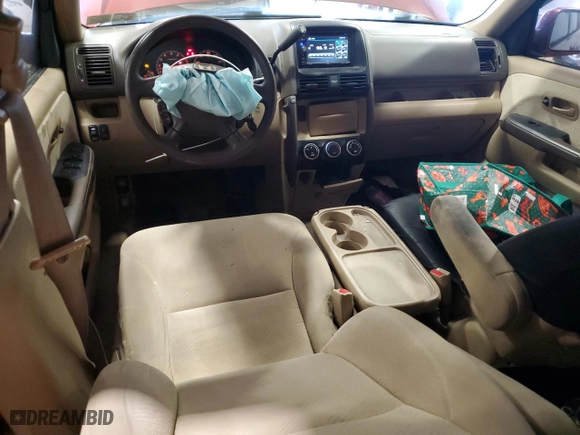 2006 Honda CR-V EX with VIN SHSRD78896U420485, listed as a Copart auction lot 53303955 with 173,687 mi miles and Salvage Title. Bid and sale history available at carsss.com. Image 8.