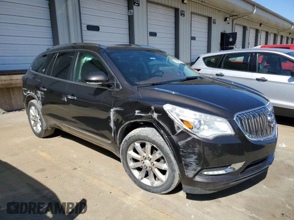 2013 Buick Enclave Premium with VIN 5GAKRDKD6DJ155658, listed as a Copart auction lot 49080105 with 140,370 mi miles and Salvage Title. Bid and sale history available at DreamBid. Image 4.