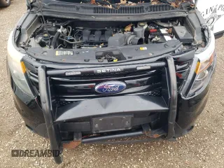 2015 Ford Utility Police Interceptor with VIN 1FM5K8AR5FGA41635, listed as a Copart auction lot 77618234 with 0 mi miles and Salvage Title. Bid and sale history available at carsss.com. Image 11.
