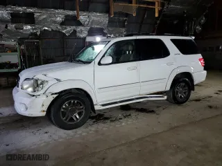 2003 Toyota Sequoia Limited with VIN 5TDBT48A23S167840, listed as a Copart auction lot 74598123 with 215,096 mi miles and Salvage Title. Bid and sale history available at carsss.com. Image 1.