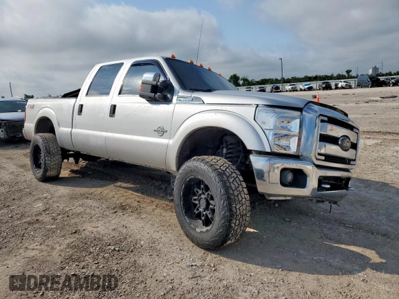 2015 Ford F-250 Lariat z VIN 1FT7W2BTXFEB49818, wystawiony jako Copart lot #59236865 z przebiegiem 109 897 mil mil oraz Szkoda całkowita • Salvage title. Historia ofert i sprzedaży dostępna na DreamBid. Obrazek 4.